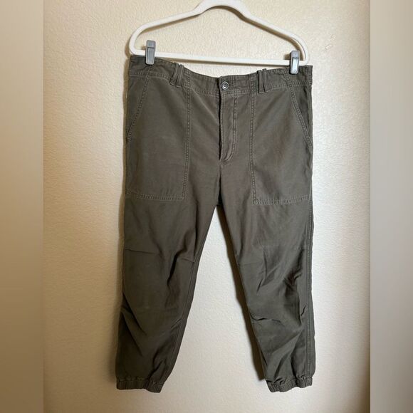 Citizens of Humanity Agni Utility Carho Trousers Sz 31 Tea Leaf Green Low Rise - Picture 3 of 9